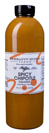 Terrapin Ridge Farms Spicy Chipotle Garnishing Sauce - Smoky & Zesty Sauce for Tacos, Sandwiches, Seafood & More - 36 Ounce Squeeze Bottle (Pack of 1)