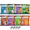 Protein Chips Variety Pack - 8-Flavors + 4 MIMM MInts | High Protein 18-20g Per Bag | Keto Snacks, Baked, Crunchy, Gluten Free, and Low Calorie Snacks