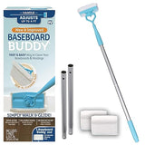 Baseboard Buddy | Lightweight Home Cleaning Essential, Perfect for Baseboards, Moldings & Walls, Glide & Wipe Trapping & Locking Dirt & Dust | As Seen