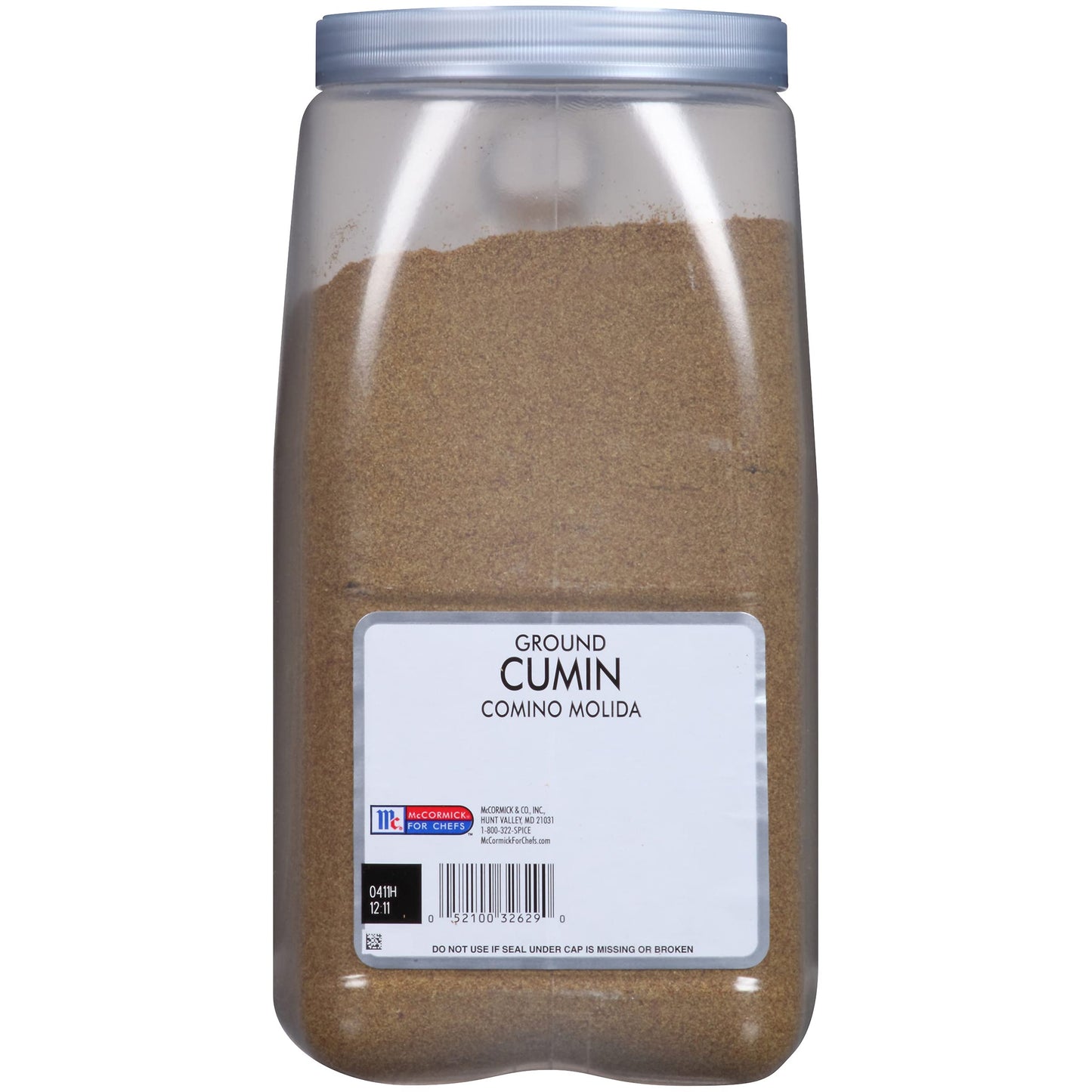 McCormick Culinary Ground Cumin, 4.5 lb - One 4.5 Pound Container of Cumin Powder to Add Flavor to Middle Eastern, Mexican, Asian, and Mediterranean