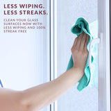 HOPE'S Perfect Glass Cleaner Spray, Streak-Free, Ammonia-Free Window, Mirror, Screen, Tinted Glass, and Shower Door Cleaner, Indoor and Outdoor Glass