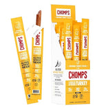 Chomps Original Turkey Jerky Snack Sticks Keto Paleo Whole30 Approved Gluten Free 1.15oz (24 Pack)