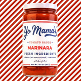 Yo Mama's Foods Keto Marinara Pasta Sauce - (3) 12.5 Ounce Jars - No Sugar Added, Low Carb, Low Sodium, Gluten Free, Paleo Friendly, and Made