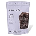 Stellar Eats Grain?Free Fudge Brownie Baking Mix | Gluten?Free, Dairy?Free, Plant?Based, Paleo?Friendly, Naturally Sweetened with Coconut Sugar | Almond Flour-Based | 10.4 oz | 1 Pack