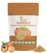 Indus Farms Sapota Freeze-Dried Fruit Powder, Unique Flavor For Smoothies, Baking, Desserts & Functional Beverages, Natural Sweetener, No Additives or