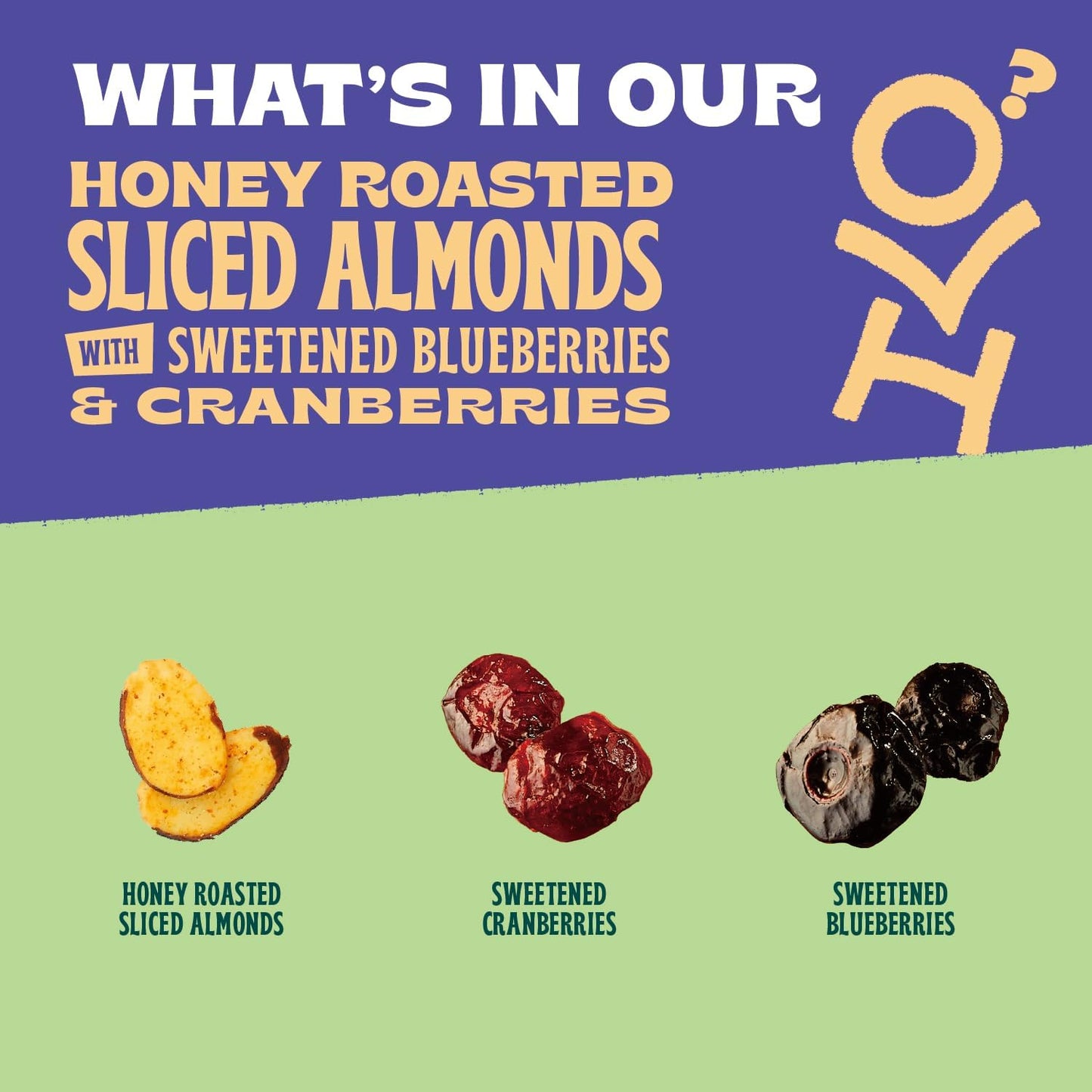 Orchard Valley Harvest Salad Toppers Honey Roasted Sliced Almonds With Sweetened Blueberries & Cranberries Multipack, Gluten Free, Made With Real
