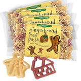 Pastabilities Fun Shaped Pasta for Kids - Gingerbread Man and House - Chistmas Holiday Theme, Non-GMO Natural Wheat and Vegetable Pasta, All-Natural