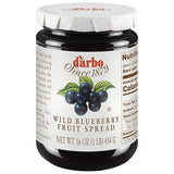 D’arbo All-Natural Wild Blueberry Fruit Spread, 16 oz | Crafted Tradition | Pure Fruit Flavor | No Artificial Preservatives-Ensuring a Naturally Sweet