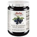 D’arbo All-Natural Wild Blueberry Fruit Spread, 16 oz | Crafted Tradition | Pure Fruit Flavor | No Artificial Preservatives-Ensuring a Naturally Sweet