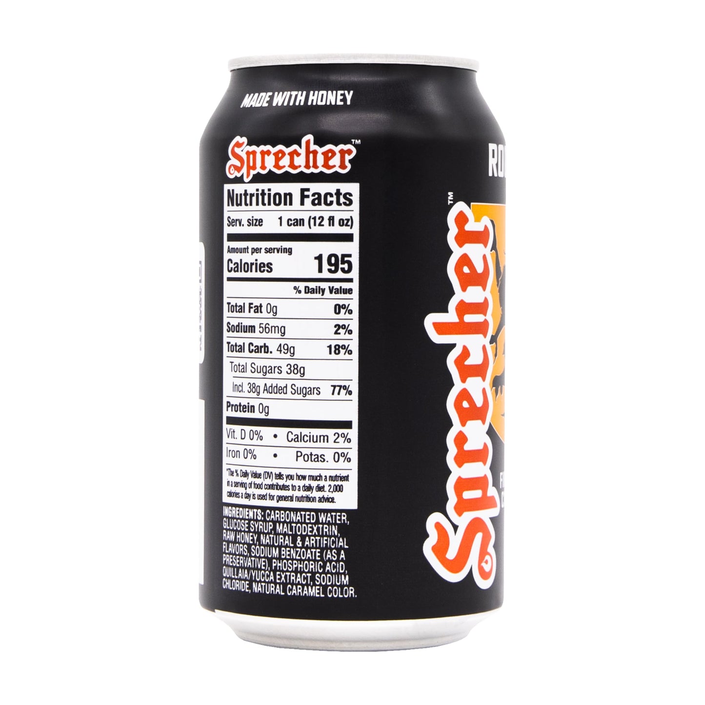 Sprecher Fire-Brewed Root Beer in 12 Fl Oz Cans (12 Pack), Craft Soda Made with Real Honey, Rich & Creamy Flavor.