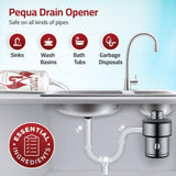 PEQUA INDUSTRIES P-10232 Pequa Heavy Duty Drain Opener, Non-Acid, Fast-Acting Formula, Industrial strength Drain Cleaner for Sinks, Tubs, Septic Tanks
