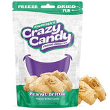 Freeze Dried Peanut Brittle, Crazy Candy Peanut Brittle - Light Airy Texture Buttery Candy