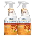 Gonzo Disinfectant Spray & Multipurpose Cleaner - 24 Ounce (2 Pack) Citrus - Odor Eliminator, Disinfectant, Flood Fire Water Damage Restoration