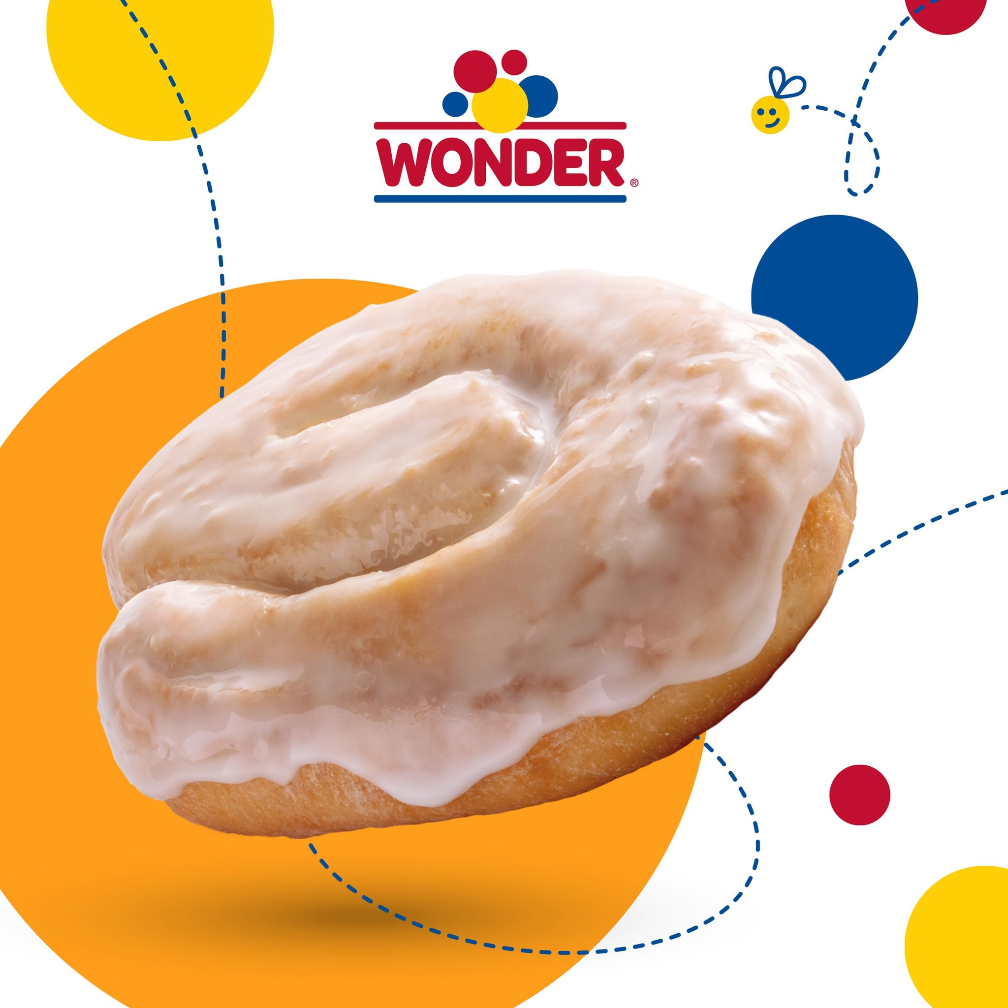 Wonder Glazed Honey Bun, Individually Wrapped Pastry Snack, 4 oz