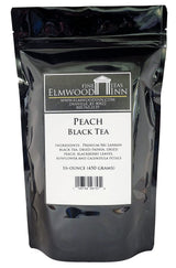 Elmwood Inn Fine Teas, Peach Black Tea, 16-Ounce Pouch