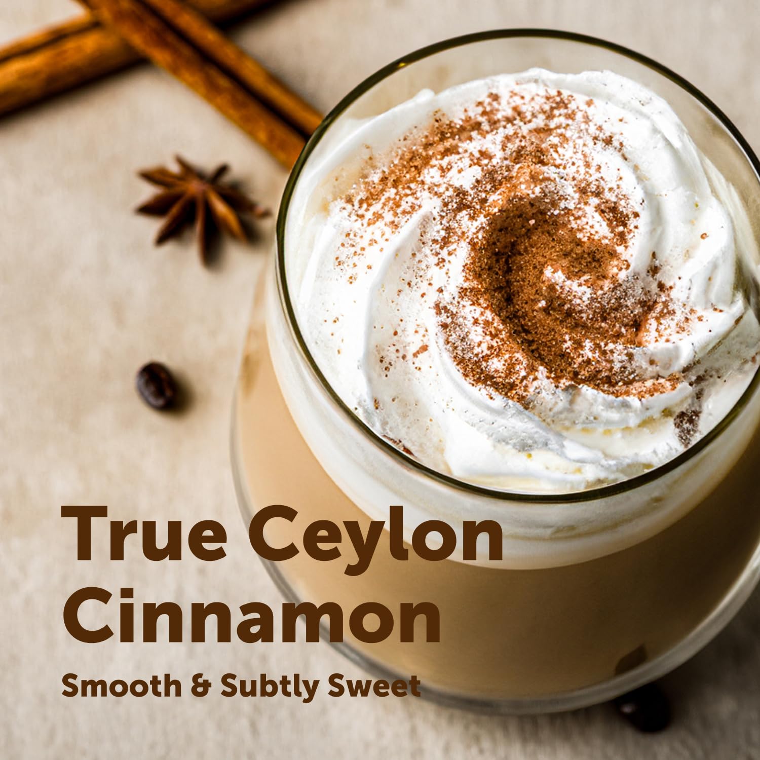 Micro Ingredients Organic Ceylon Cinnamon Powder, 8 oz | Sri Lanka Source | True Cinnamon for Spice & Seasoning | Great for Baking, Cooking, & Drinks