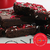 Val Day Brownies Cookies Gift Basket Chocolate Brownies Valentines