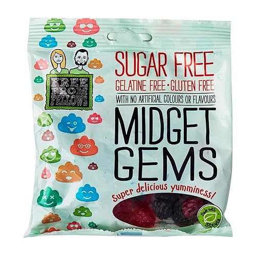 Free From Fellows Sugar Free Midget Gems Sweets 3.5oz