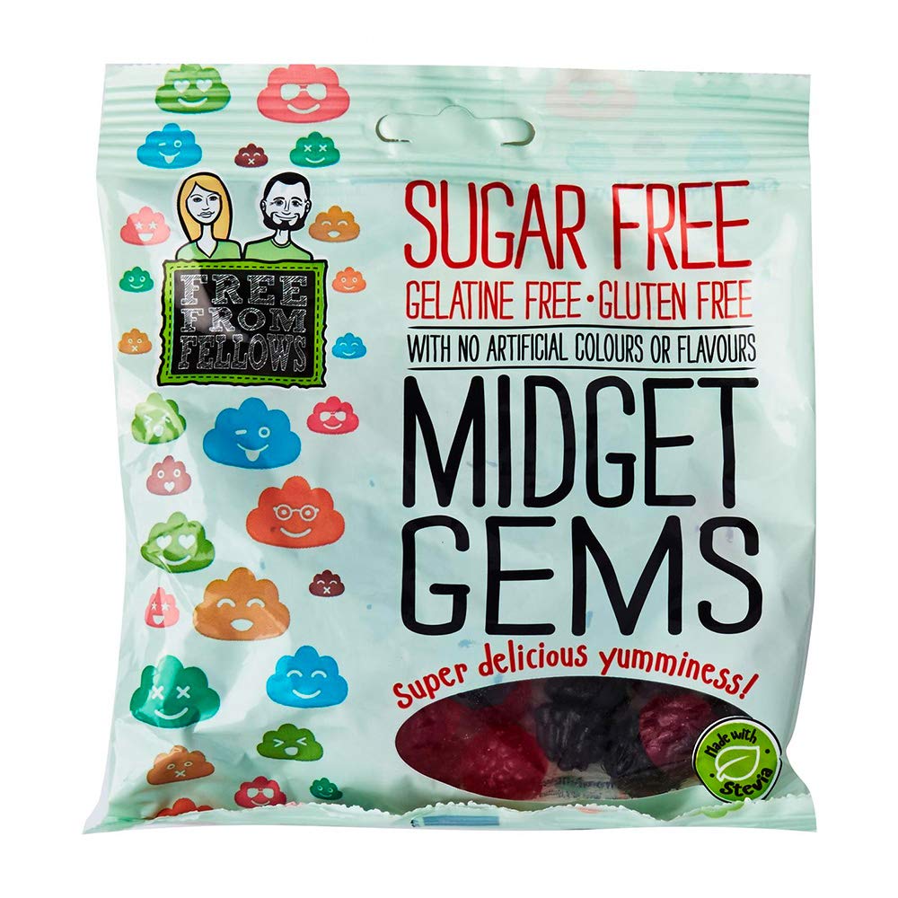 Free From Fellows Sugar Free Midget Gems Sweets 3.5oz