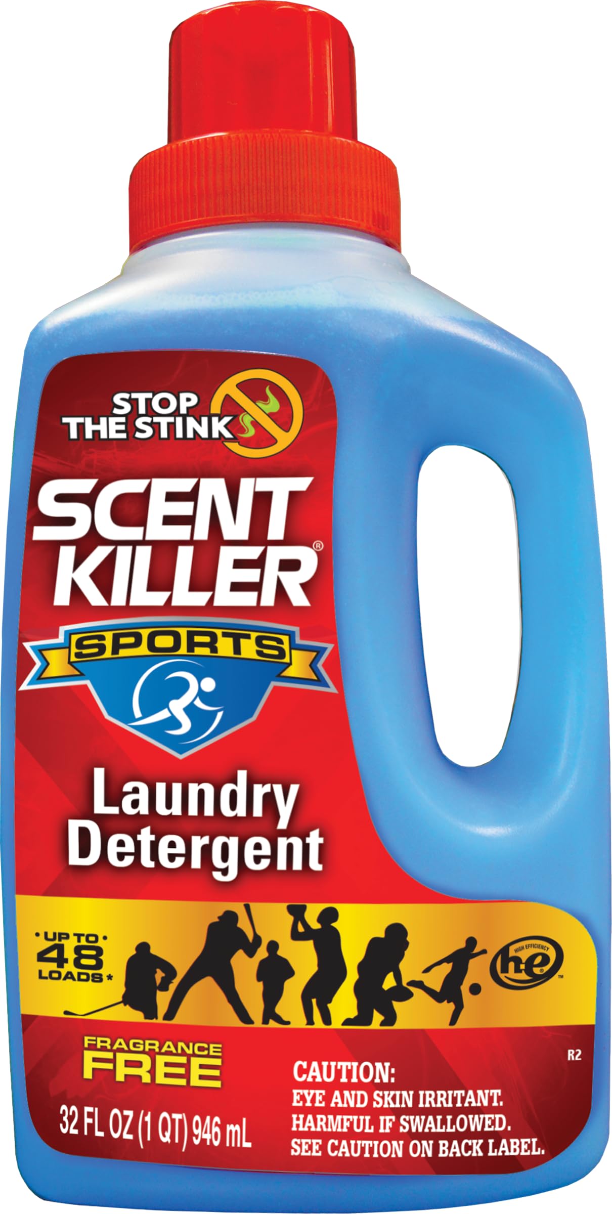 Scent Killer Sports Laundry Detergent for Smelly Clothes - Active Wear Laundry Detergent and Odor Eliminator - Deep Cleaning Sports Detergent
