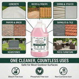 Citra-Shield Outdoor - Concrete, Roof, Walls, Headstone, Deck, and Vinyl Siding Cleaner - RTU Outdoor Cleaner, Pack of 1