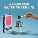 Nguyen Coffee Supply - Loyalty Signature Robusta & Arabica Blend: Medium Roast Premium Ground Coffee Beans, Vietnamese Single Origin, Direct Trade