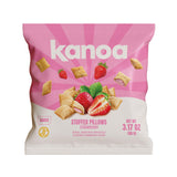 Kanoa Filled Cereal Snacks - 3.17 oz Bags (Pack of 14) - Gluten Free Cereal Pillows Snack (Strawberry)