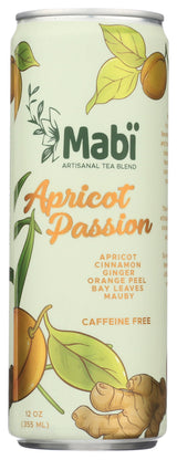 Mabi Artisanal Tea Apricot Passion Cold Brewed Spiced Herbal Tea Blend 12pk
