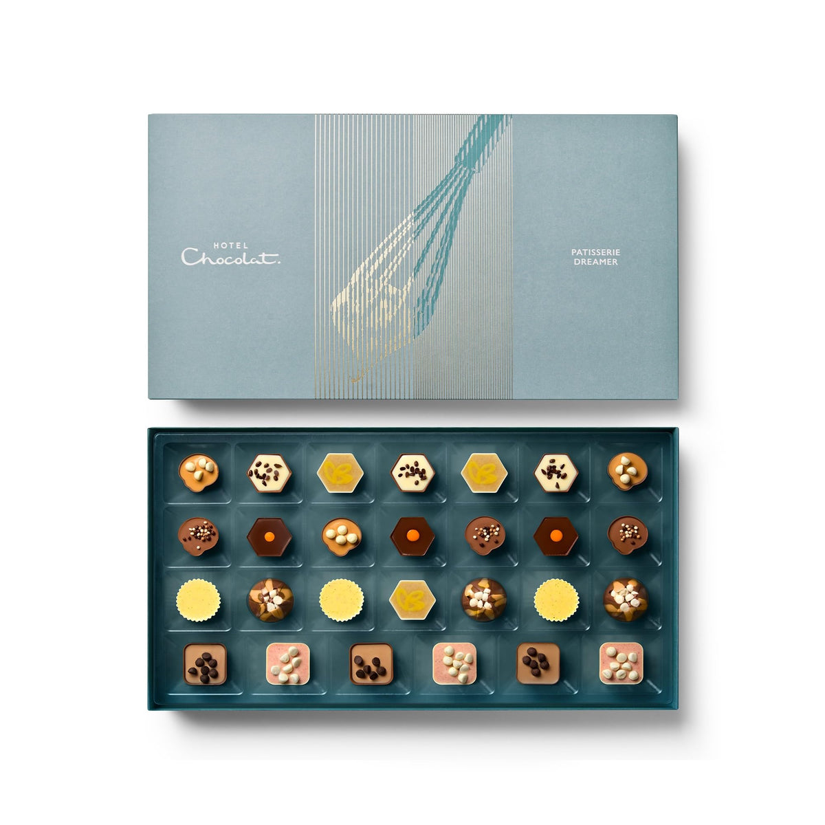 Hotel Chocolat Chocolate Gift Box - Patisserie Dessert Inspired Chocolates, 27 Pieces, Gourmet Chocolate Gift