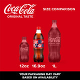 Coca-Cola Soda Soft Drinks, 16.9 fl oz Bottles, 6 Pack - Classic Cola Soft Drink Pack
