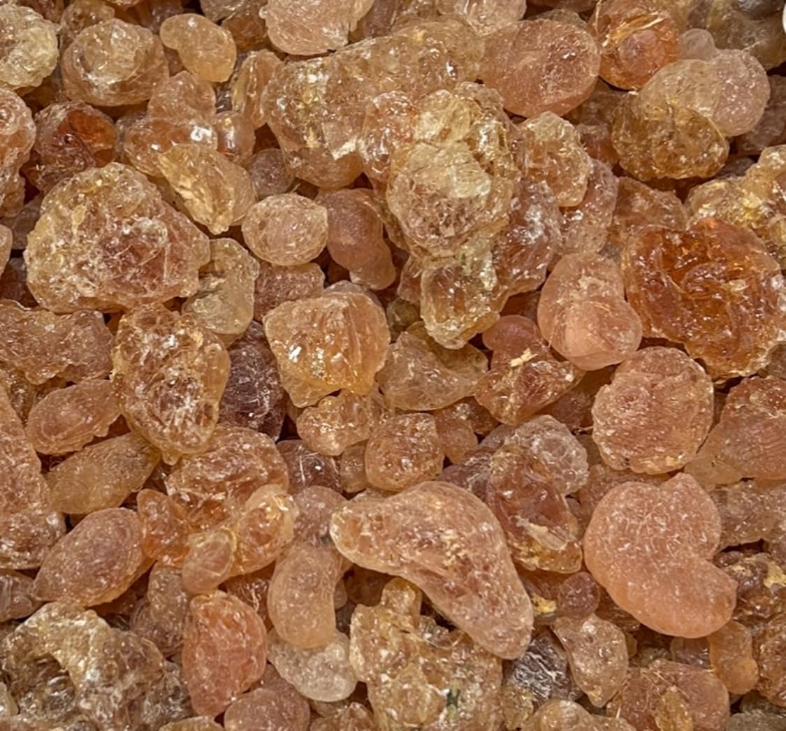 Gum Arabic Chunks - Premium Natural Acacia Resin - 100% Pure & Raw - For Crafts, DIY, Art, Incense Use - Non-GMO, No Additives - 8 oz (0.50 lb)