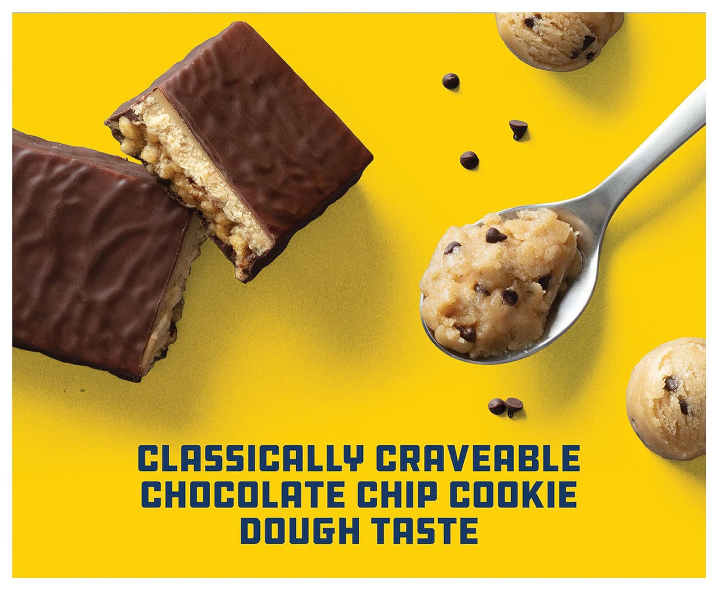 CLIF Chocolate Chip Cookie Dough Caffeine Builders Bar, 2.4 OZ