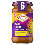 Patak’s Mild Curry Spice Paste - Mild Indian Cooking Paste with Freshly Ground Spices - Ideal for Chicken, Vegetables, and One-Pot Meals - Warm