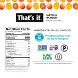 That's it. Variety Pack 100% Natural Real Fruit Bar, Best High Fiber Vegan, Gluten Free Healthy Snack, Paleo for Children & Adults, Non GMO No Added