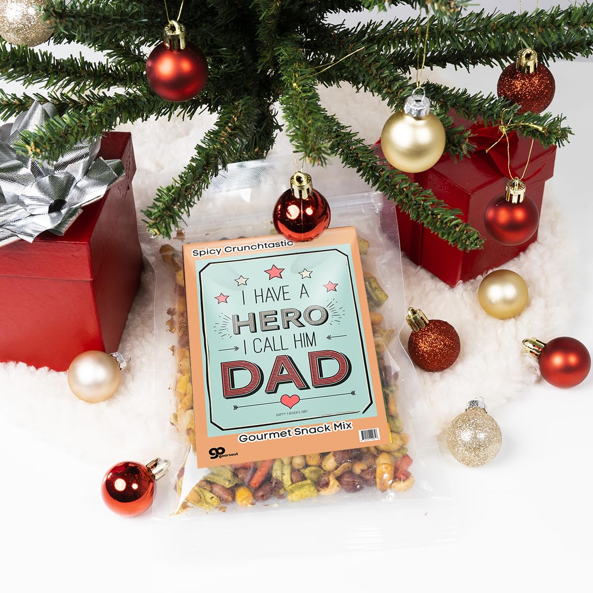 Hero Called Dad Snack Mix - Delight Crunchy Nuts - Father's Day Gift - Irresistible Blend for Dads with a Taste for Adventure