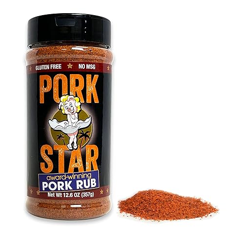 BBQ Pit Stop Pork Star Pork Rub - Exceptional Pulled Pork - 12.6 Ounce