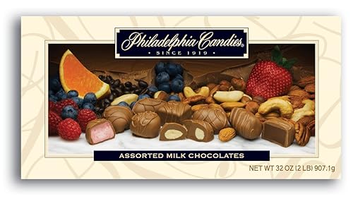Philadelphia Candies Assorted Milk Chocolates, 2 lb. Gift Box