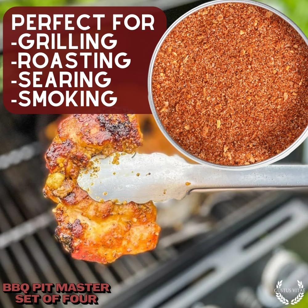 Gustus Vitae | BBQ Pit Master Collection | All Natural Gourmet Seasonings