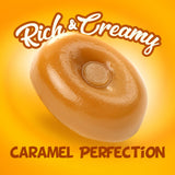 ORIGINAL Caramel Hard Candy 2 lb - Bulk Bag, Classic Cream and Caramel Flavors, Individually Wrapped (166 Pieces)