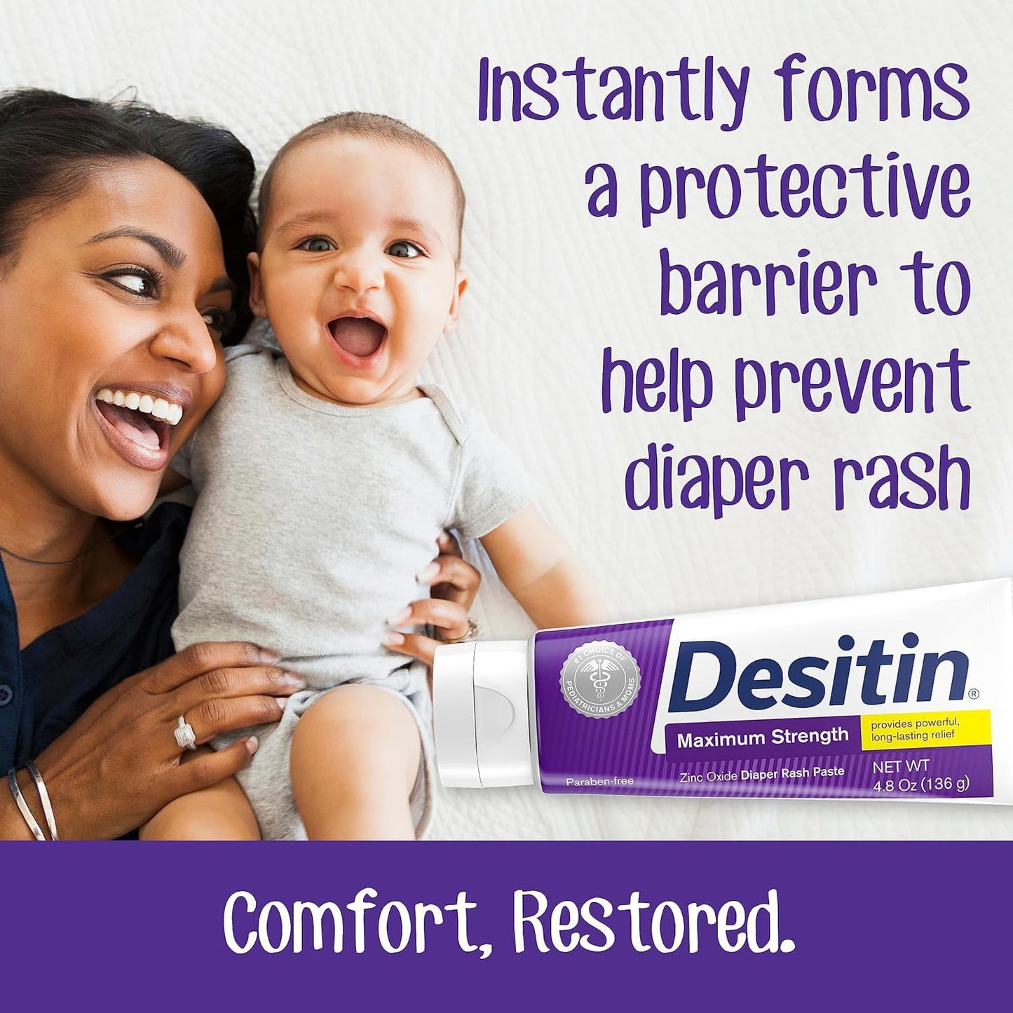 DESITIN Maximum Strength Original Paste 2 oz (Pack of 8)