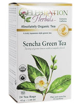 CELEBRATION HERBALS Green Tea Sencha Organic 24 Bag, 0.02 Pound