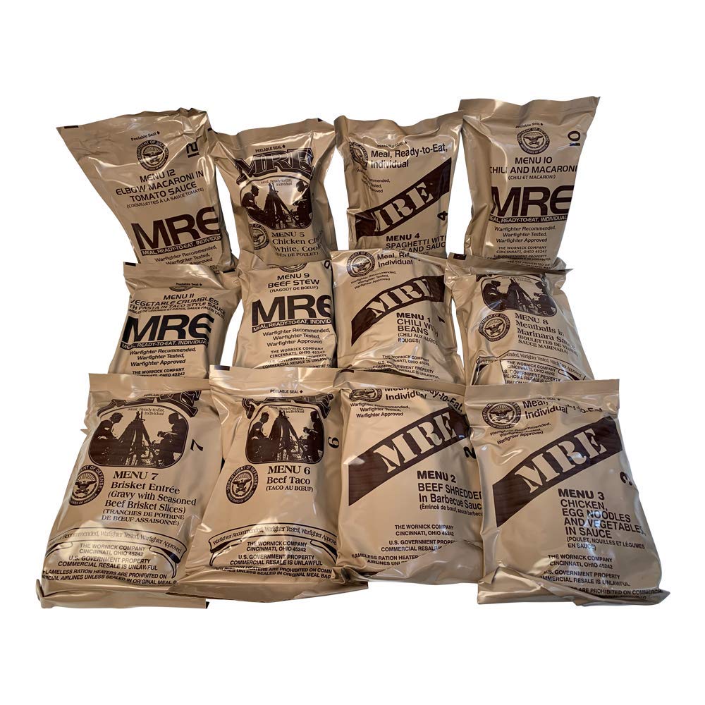 Ammo Can Man MRE/Flag Pack, A/B Combo, Menu 1-24