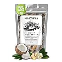 Nelson's Tea - Coconut Ginger Vanilla - Oolong tea, pu'erh tea, cardamom seeds, ginger root, turmeric, cinnamon, ginger, clove, nutmeg, allspice