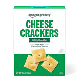 Amazon Brand - Happy Belly White Cheddar Cheese Cracker, 12.4 ounce