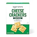 Amazon Brand - Happy Belly White Cheddar Cheese Cracker, 12.4 ounce
