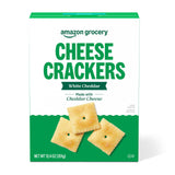 Amazon Brand - Happy Belly White Cheddar Cheese Cracker, 12.4 ounce