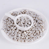 Kasvan Silver Heart Shapes Sprinkles - Edible Candy Pearls 100g/3.58 Oz, Mix Size, Baking Cake Decorations, Ice Cream Toppings and Cookie Decorating