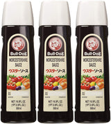Bull-Dog Worcestershire Sauce 16.9 Fl. Oz. (3 Bottles)