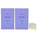 Bath & Body Works Lavender Vanilla Fabric Care Dryer Sheets - 2 Boxes (80 Sheets Total) - with a Natural Oats Sample Soap