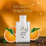 Glade PlugIns Refills Air Freshener, Orange Zest & Clove, Scented and Essential Oils for Home and Bathroom, 0.67 Fl Oz, 2 Count